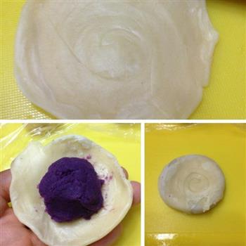 紫薯馅老婆饼的做法步骤9
