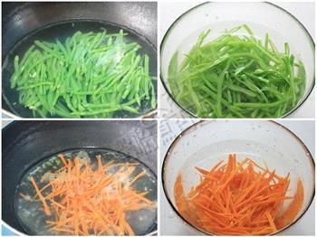 应对夏日食欲不振的爽口小菜-蒜末扁豆丝的做法步骤2