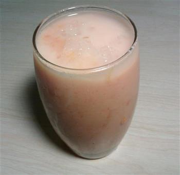 木瓜牛奶沙冰的做法步骤3