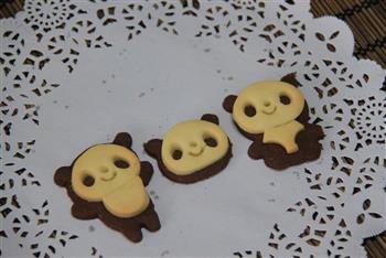 熊猫饼干的做法步骤6