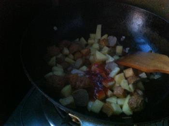 土豆泥肉丸焗饭的做法图解5