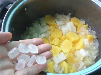 淮山银耳红薯糖水的做法步骤6