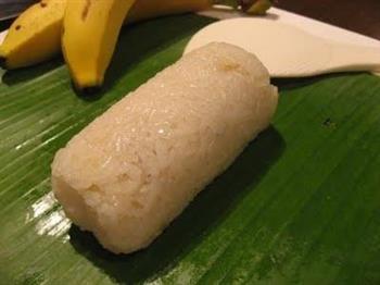 越南小吃-香蕉糯米团的做法图解3