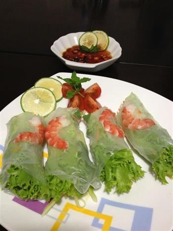 越南鲜虾蔬菜卷的做法图解1