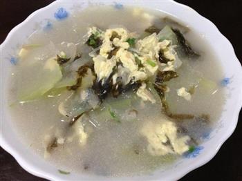 蛤蜊冬瓜紫菜汤的做法图解2