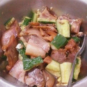 黄瓜凉拌猪头肉的做法步骤4
