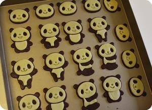 超萌小熊猫饼干的做法步骤9