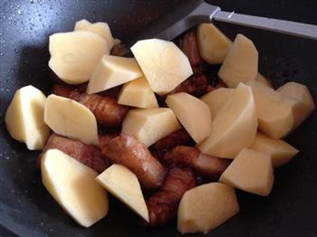 土豆烧肉的做法图解3