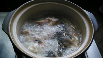 简朴浓郁鱼头汤的做法步骤3