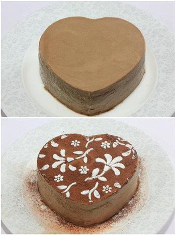 平平淡淡才是真-酸奶巧克力慕斯蛋糕的做法图解5