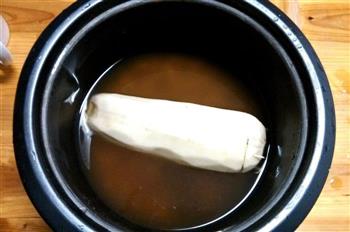 红豆糯米糖藕的做法步骤4