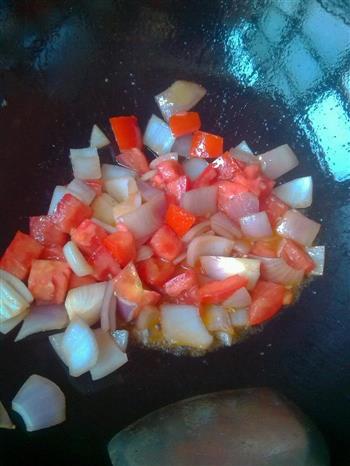 西红柿炒米饭的做法步骤4