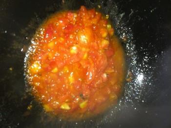 酸辣番茄牛肉的做法步骤6