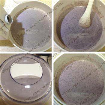 紫米酸奶的做法步骤2