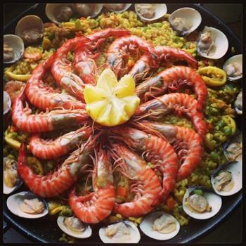西班牙海鲜饭Paella的做法图解17