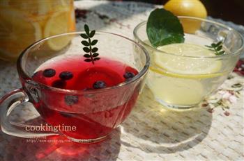 夏天饮品 蜜渍蓝莓柠檬 蓝莓&柠檬汽水做法的做法步骤17