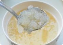 椰奶木瓜炖雪蛤的做法步骤3