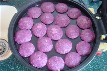 燕麦紫薯饼的做法步骤6