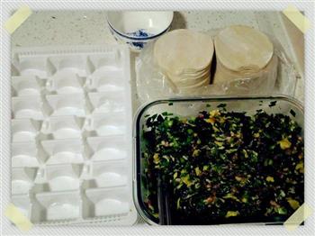 手工韭菜饺子的做法步骤1