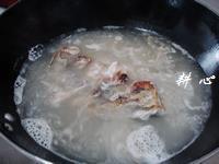 台湾小白菜鱼头汤的做法步骤8
