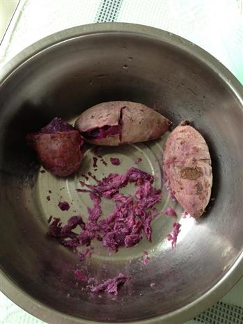 紫薯饼的做法步骤1