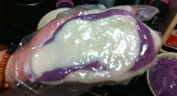 梦幻紫薯芋泥馅冰皮月饼的做法图解10