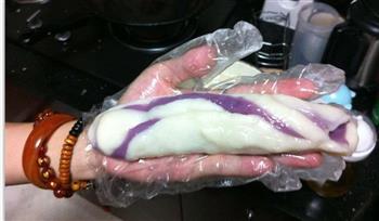 梦幻紫薯芋泥馅冰皮月饼的做法步骤11