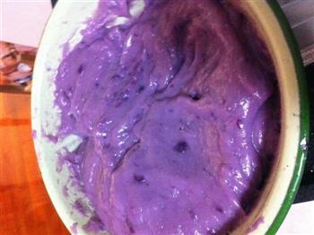 梦幻紫薯芋泥馅冰皮月饼的做法图解6