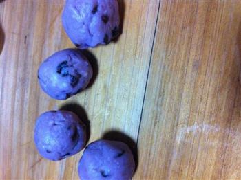 梦幻紫薯芋泥馅冰皮月饼的做法步骤7