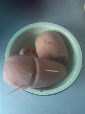 冰糖桂花糯米藕的做法步骤5