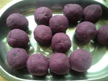 酥皮紫薯月饼的做法步骤3