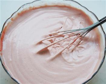 奶油草莓冰淇淋的做法步骤5