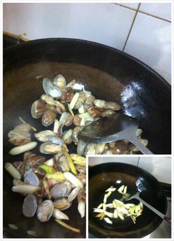 清炒花蛤的做法步骤2