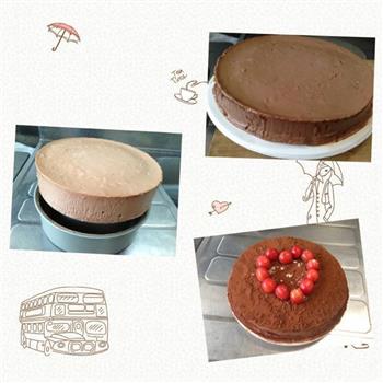 八寸巧克力慕斯蛋糕的做法步骤17