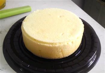 6寸奶油水果蛋糕的做法步骤10