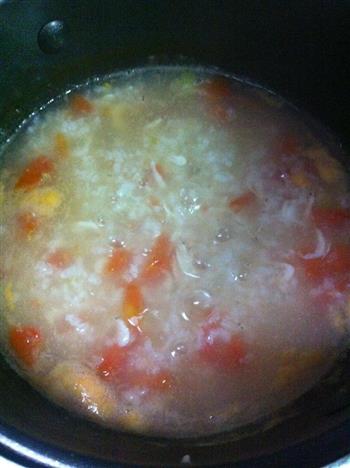 番茄鸡肉粥的做法步骤8