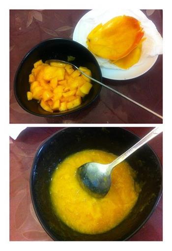 芒果流心冻芝士蛋糕的做法步骤14