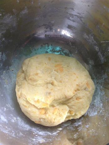紫薯蛋黄薯玫瑰花馒头-牛奶燕麦版的做法步骤4