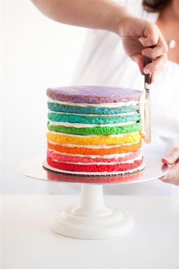 彩虹蛋糕的做法步骤7