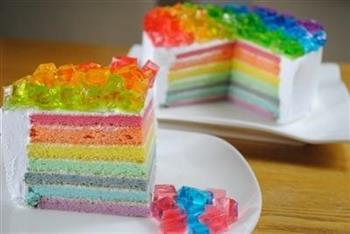 彩虹蛋糕的做法步骤8