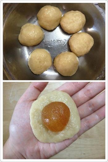 京式自来红月饼的做法图解4