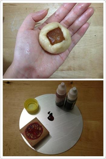 京式自来红月饼的做法步骤5