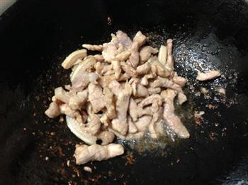 家常豆角炒肉的做法步骤3