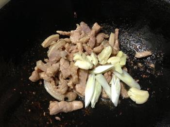 家常豆角炒肉的做法步骤4