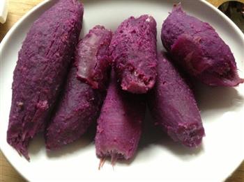 月饼季-少油少糖版 紫薯月饼的做法步骤6