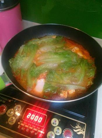 三部搞定简易韩式泡菜锅的做法步骤2