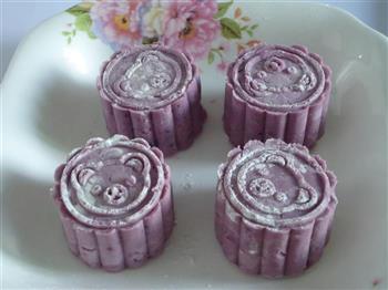 紫薯冰皮月饼的做法图解9