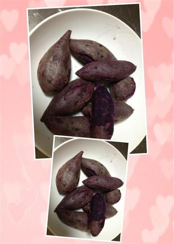 莲蓉紫薯月饼紫薯莲蓉月饼的做法步骤1