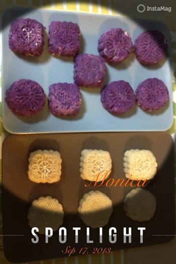 莲蓉紫薯月饼紫薯莲蓉月饼的做法图解14