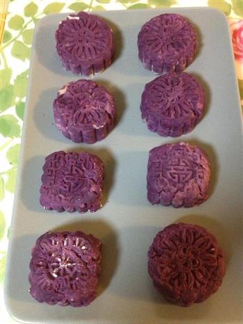 莲蓉紫薯月饼紫薯莲蓉月饼的做法图解19